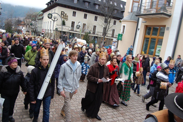 Orszak Trzech Króli w Zakopanem 2014 r.