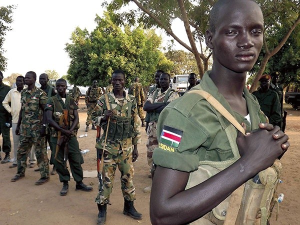 Żołnierze patrolują ulice Juby. Sytuacja w Sudanie Południowym jest ciągle napięta