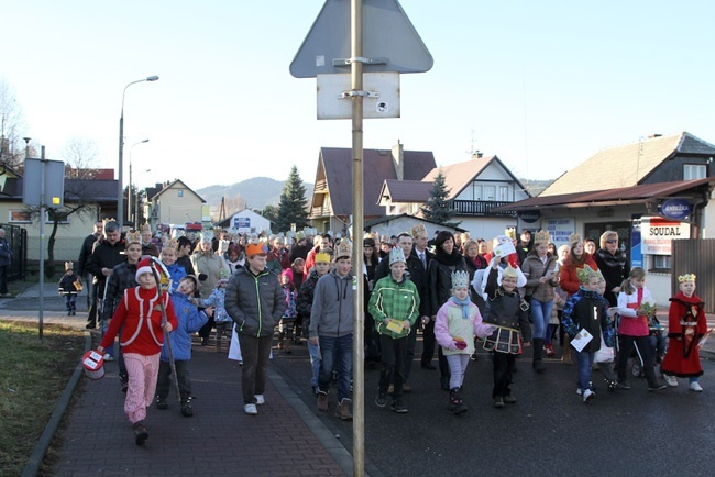 Orszak Trzech Króli w Myślenicach 2014 r.