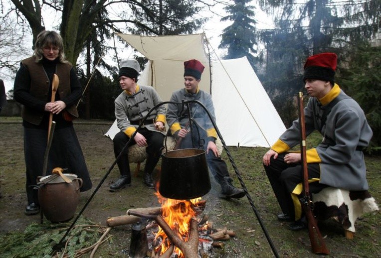 Obóz powstanczy był jedną z największych atrakcji spotkania poświęconego powstaniu styczniowemu