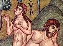 Stworzenie Ewy z żebra Adama. Na zdjęciu: Mozaika z Palermo 