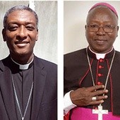 Od lewej: Abp Orlando B. Quevedo, Bp Chibly Langlois, Philippe Nakellentuba Ouédraogo