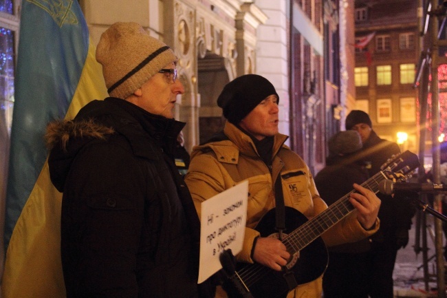 Manifestacja solidarności z Ukraińcami 