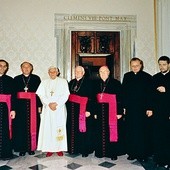 Delegacja diecezji koszalińsko-kołobrzeskiej towarzysząca bp. Kazimierzowi Nyczowi podczas ad limina w roku 2005 