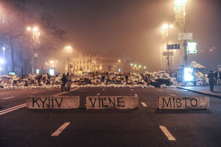 Czuć ducha walki na Majdanie