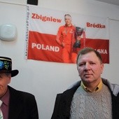 Po lewej Mieczysław Szymajda, pierwszy trener Zbigniewa Bródki, obok teść mistrza olimpijskiego Bogdan Rząp