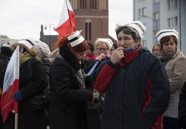 Pikieta w Świdwinie