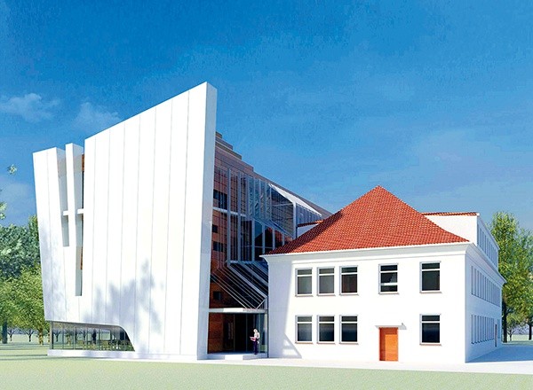 Projekt rozbudowy szkoły wykonał znany architekt Paweł Wład. Kowalski