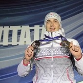 Zbigniew Bródka z medalami olimpijskimi w Domaniewicach