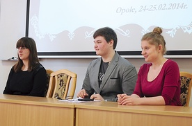 Na zdjęciu od lewej: Ewa Sroka, Konrad Sidor i Agnieszka Szpunar