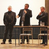  Uczestnicy spotkania (od lewej): dr Krzysztof Gwóźdź, Sebastian Rosenbaum i dr Mirosław Węcki