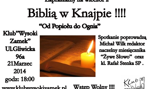 Wieczór z Biblią w knajpie, Katowice, 21 marca