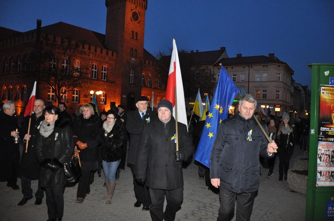 Marsz dla Ukrainy w Szczecinku