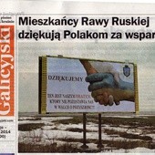 Ukraińcy wieszają takie billboardy