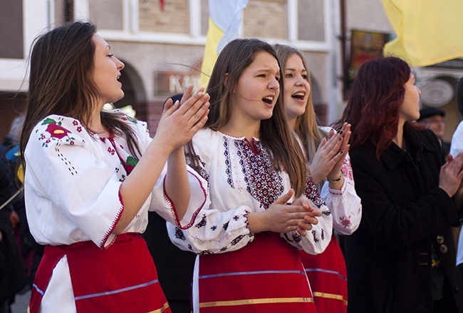 Wiec poparcia w Kołobrzegu