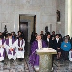 Styczeń 1992 r. Msza św. w kaplicy papieskiej