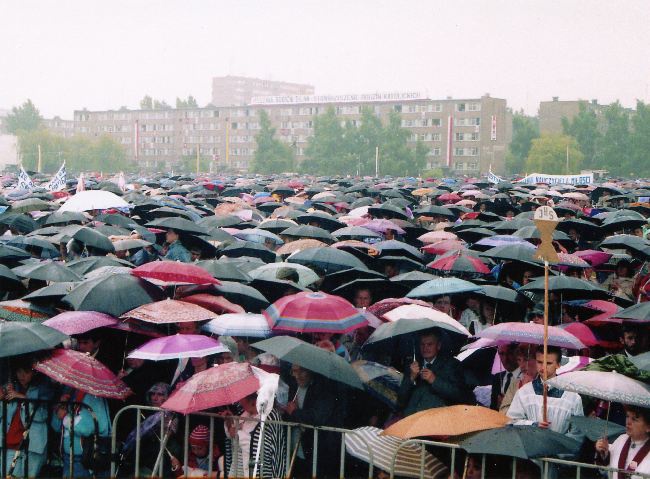 Ojciec święty w Płocku