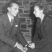 Małżonkowie Irena Joliot-Curie i Fryderyk Joliot-Curie