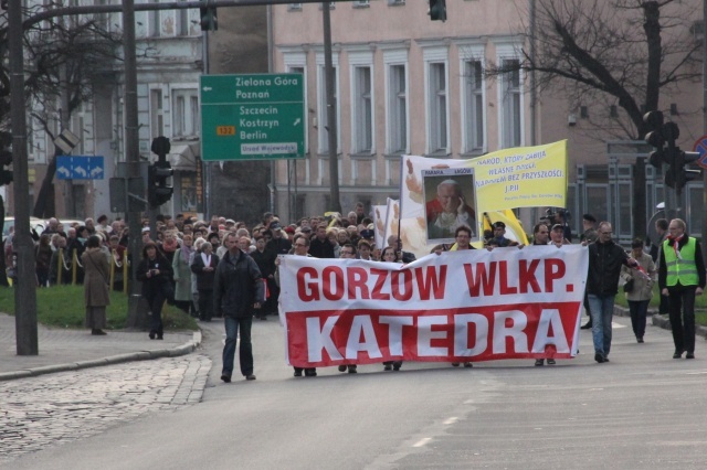 Biały Marsz w Gorzowie Wlkp.