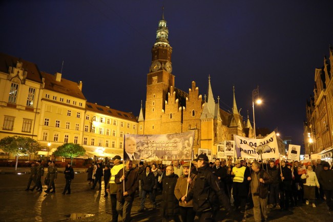 Marsz pamięci we Wrocławiu