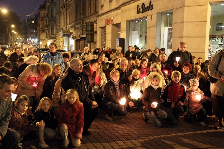 Droga Krzyżowa w Chorzowie 2014 