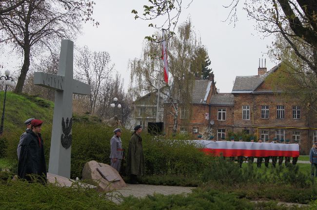 Uroczystości katyńskie w Ciechanowie