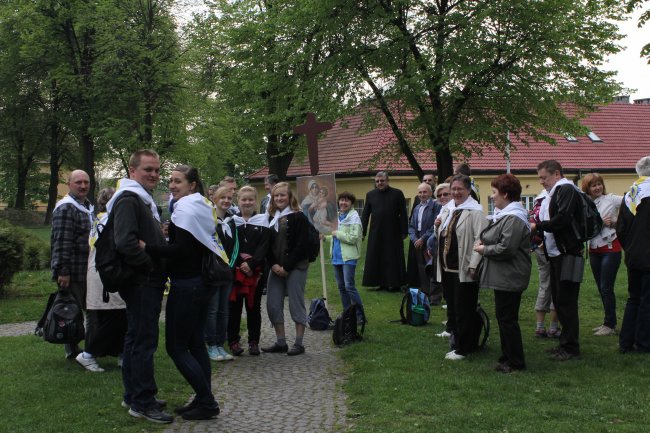 Pierwsza szensztacka pielgrzymka rodzin