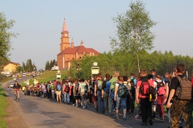 Kościół w Wysokiej - ostatni cel drugiego dnia pielgrzymki