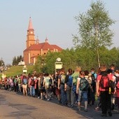 Kościół w Wysokiej - ostatni cel drugiego dnia pielgrzymki