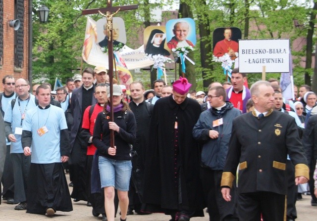 Powitanie w sanktuarium Bożego Miłosierdzia