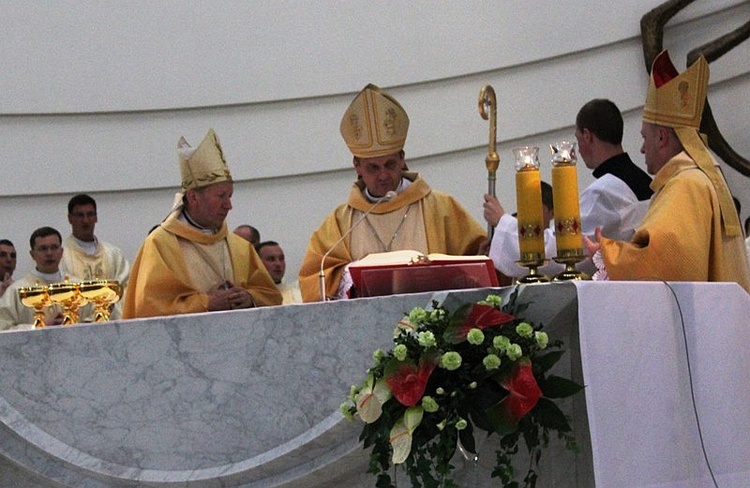 Msza św. pielgrzymów w łagiewnickim sanktuarium