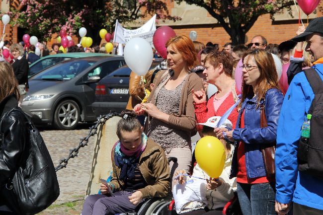 Marsz niepełnosprawnych w Tarnowie