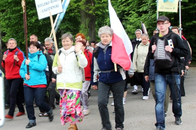 Pielgrzymkowe fotografie zamieszczone zostały w galeriach ilustrujących przebiieg wędrówki z Hałcnowa i Cieszyna do Łagiewnik