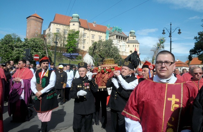 Procesja z Wawelu na Skałkę