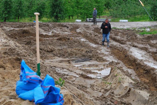 Remont wału na Wiśle