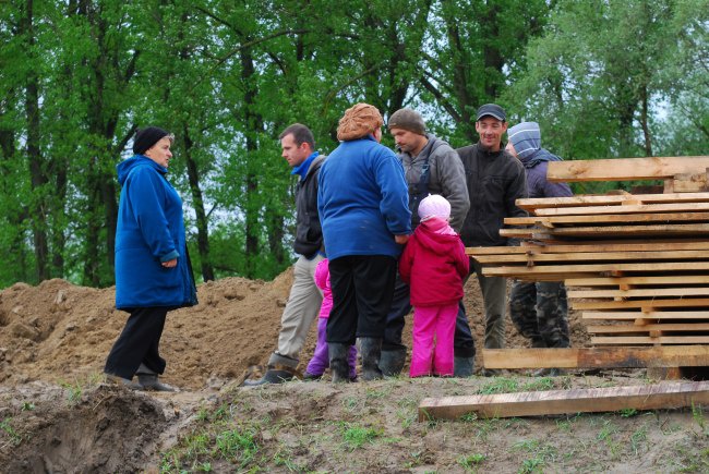 Remont wału na Wiśle