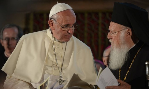 Papież Franciszek i patriarcha Bartłomiej