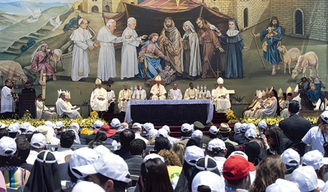 Jedyną publiczną Mszę św. w ojczyźnie Jezusa papież odprawił na placu Żłóbka w Betlejem