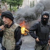 Kijów: znów płoną opony