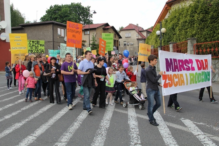 Marsz dla Życia i Rodziny w Wodzisławiu Śląskim