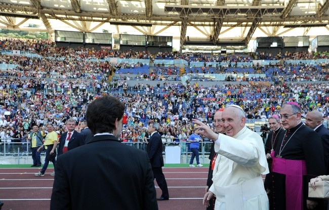 "Chwila dla papieża" na inauguracji mundialu