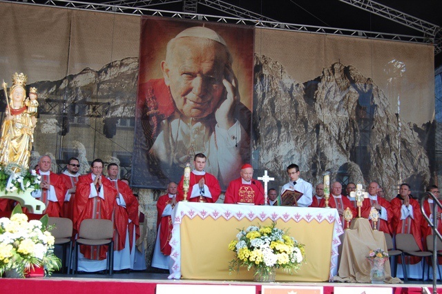 Nowy Targ wspomina pielgrzymkę JP II