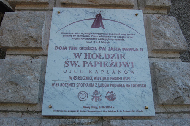 Nowy Targ wspomina pielgrzymkę JP II