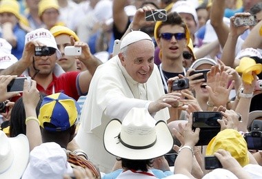 Papież Franciszek i fotki