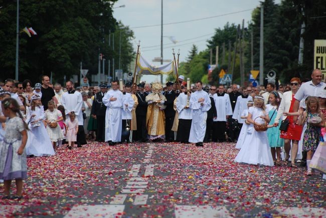 Uroczystość Bożego Ciała w Sandomierzu