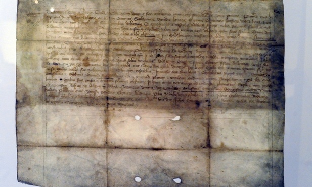 Dokument króla Kazimierza Wielkiego z 1364 r. przenoszący Radom na prawo magdeburskie