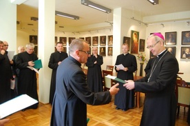 Spotkanie nowych księży proboszczów i administratorów w Opactwie Pobenedyktyńskim w Płocku