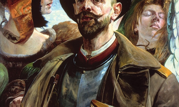 „Na jednej strunie” (1908)  – jeden z wielu autoportretów Jacka Malczewskiego