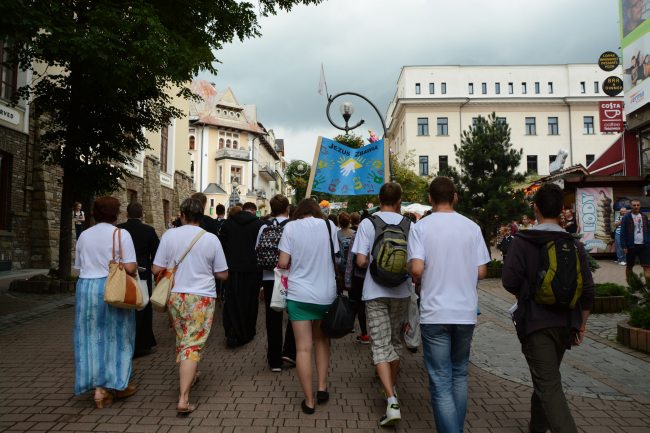 Oazowicze ewangelizowali na Krupówkach