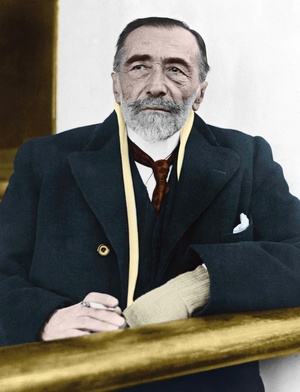 Joseph Conrad to literacki pseudonim. Naprawdę nazywał się Józef Teodor Konrad Korzeniowski
